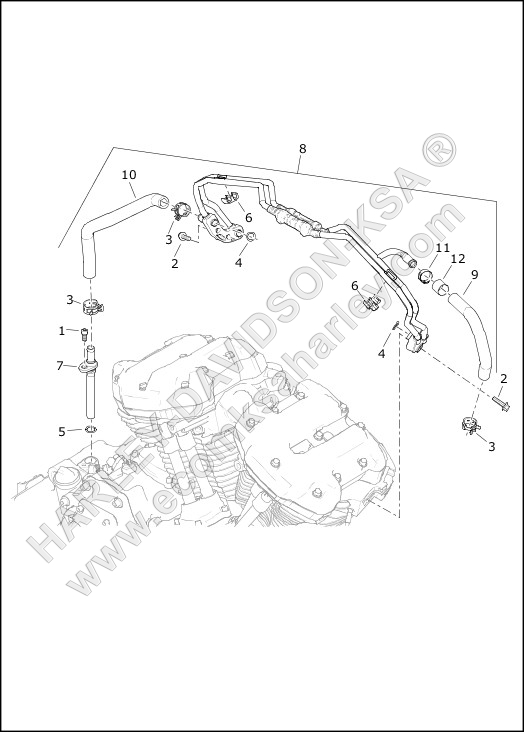 COOLING SYSTEM, ENGINE, AIR-COOLED